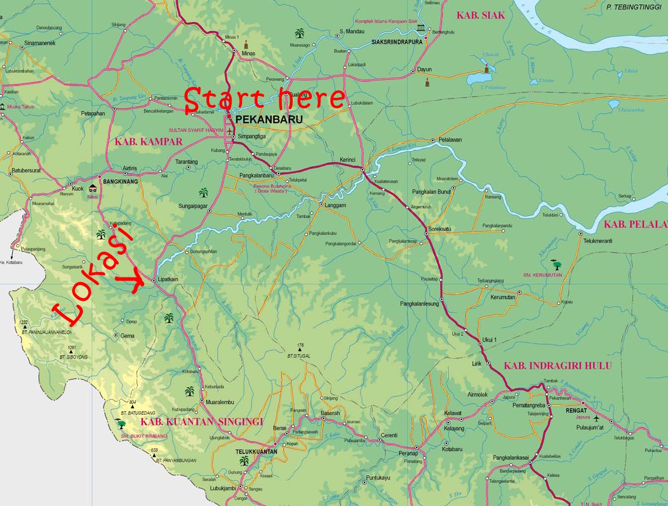trek ke batu dinding
