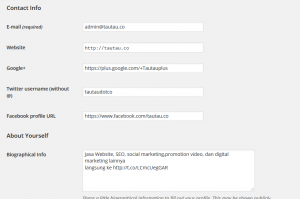 contact info