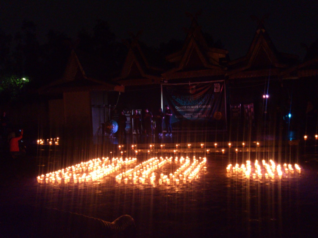 Earth Hour Pekanbaru 2015