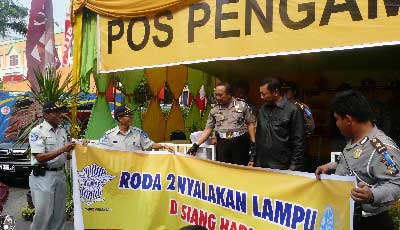 Polresta Pekanbaru Bangun 11 Pos Idul Fitri