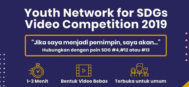I-Yes Indonesia Gelar Youth Network for SDGs Video Competition 2019