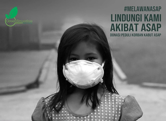 Donasi Asupan Sehat untuk Anak Korban Karhutla