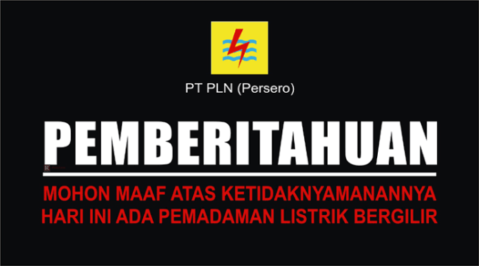 Pemadaman Listrik di Pekanbaru