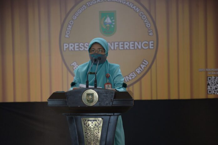 Terkonfirmasi Covid19 di Riau