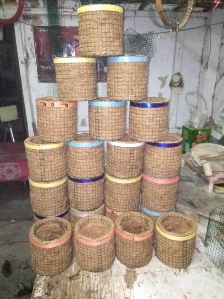Pot Bunga Serabut Kelapa