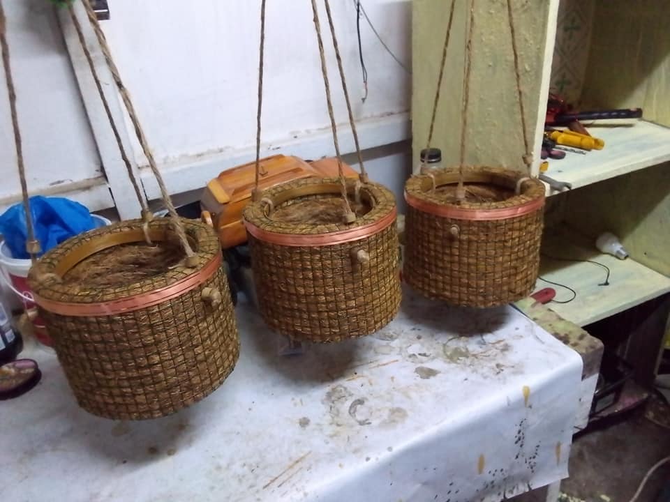 Pot Bunga Unik Dari Sabut Kelapa