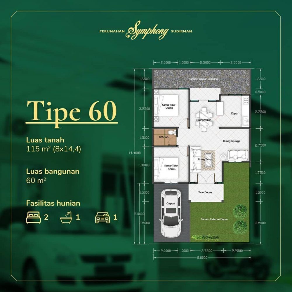 tipe 60 symphony sudirman
