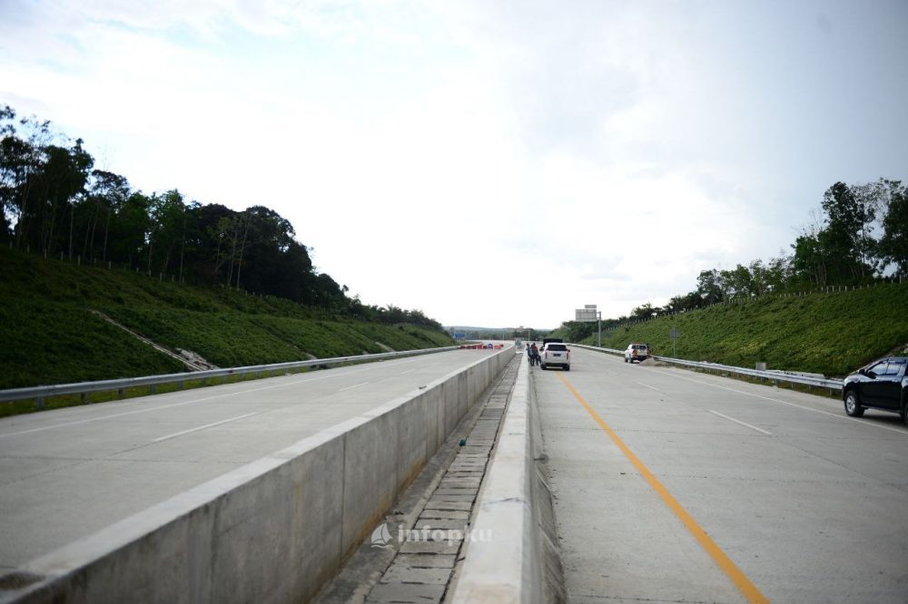 Satu Jalur Tol Pekanbaru-Bangkinang