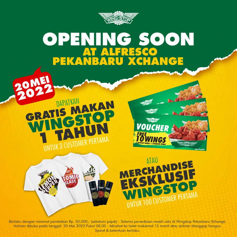 Promo Wingstop Outlet Pekanbaru
