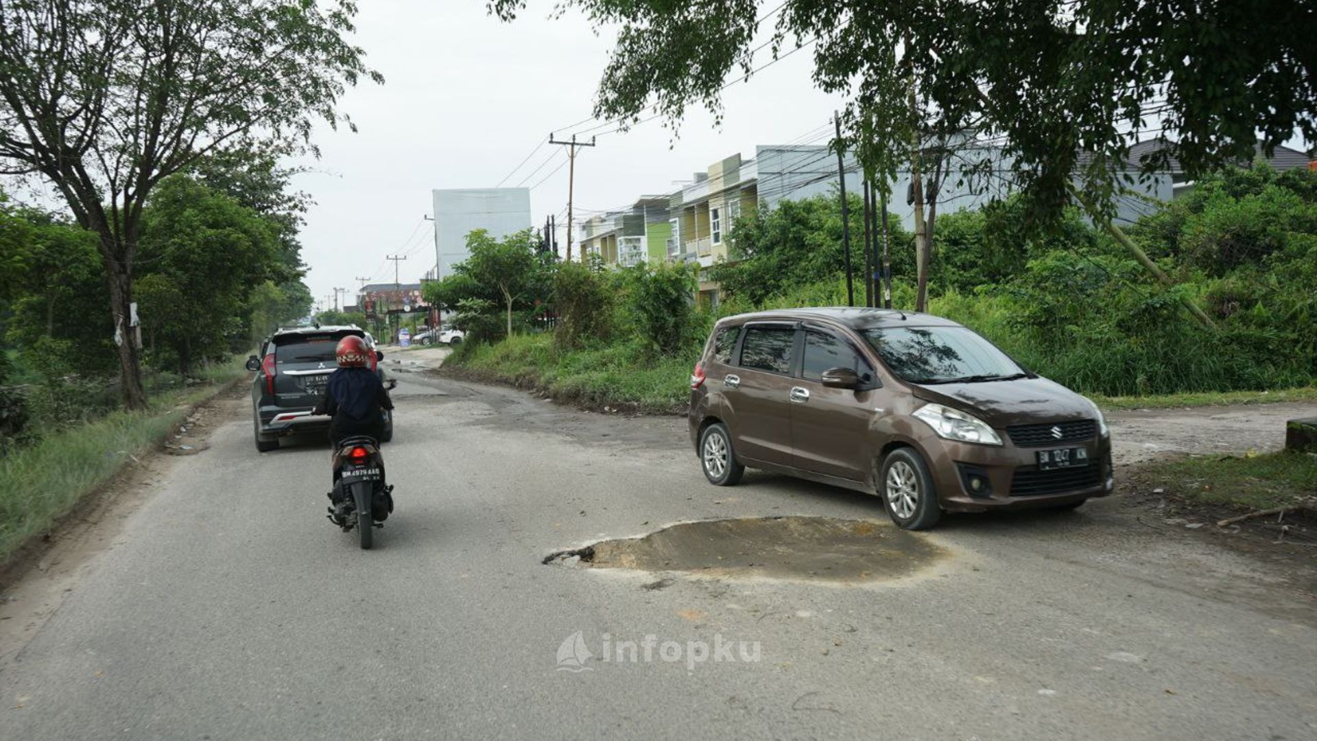 kerusakan ruas jalan