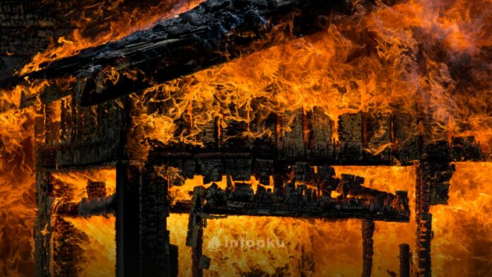Kebakaran di Panger Pekanbaru Kebakaran di Panger Pekanbaru