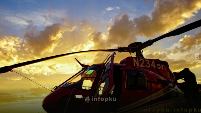 Helikopter Water Bombing dan TMC Helikopter Water Bombing dan TMC