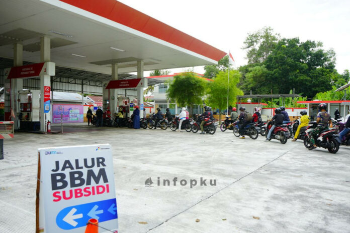 Parkir di Area SPBU