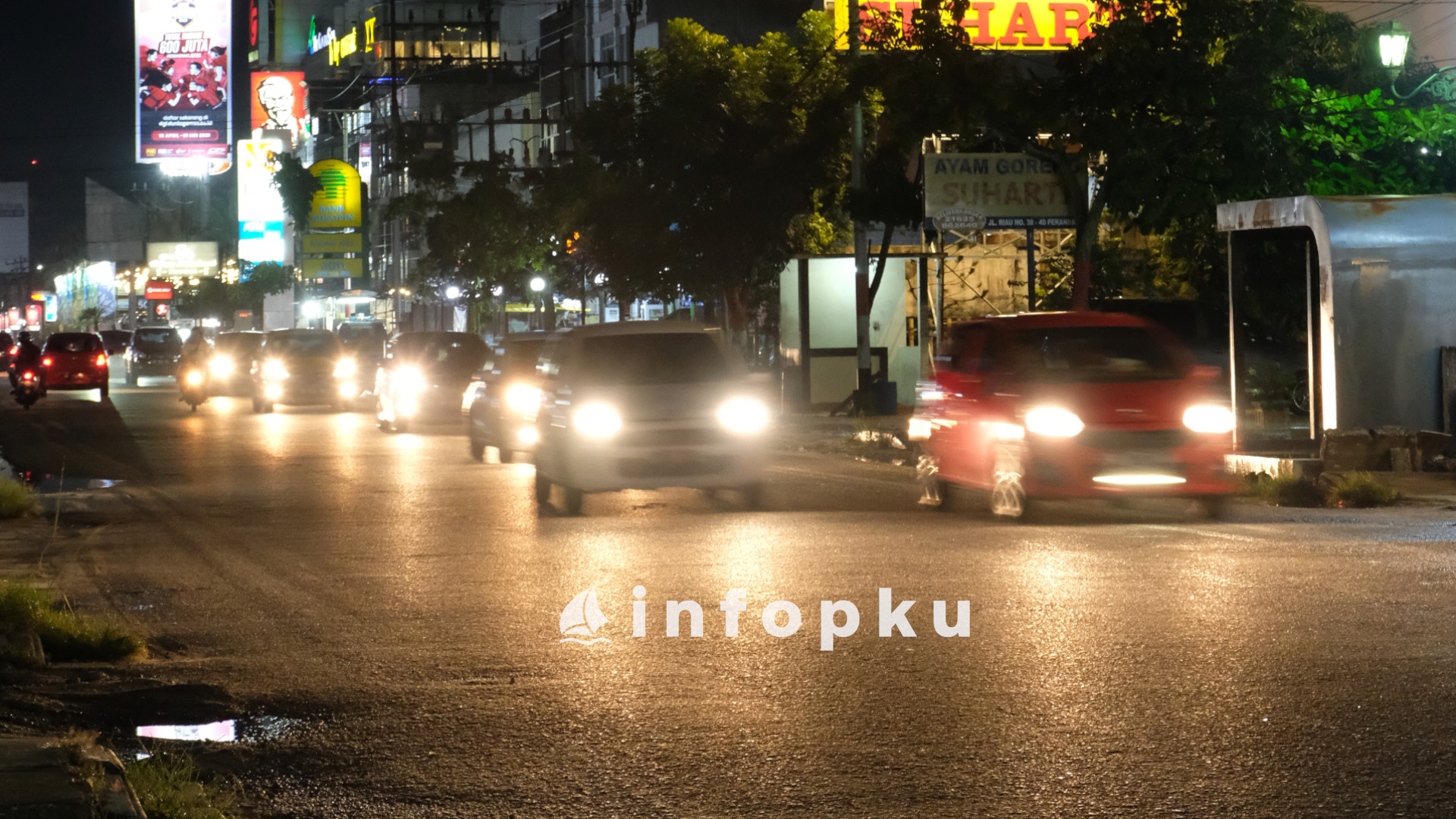 Kemacetan di Jalan Riau