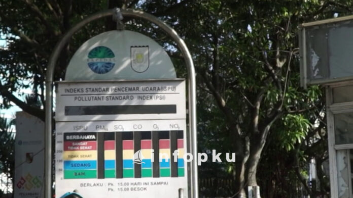 Mesin ISPU di Pekanbaru
