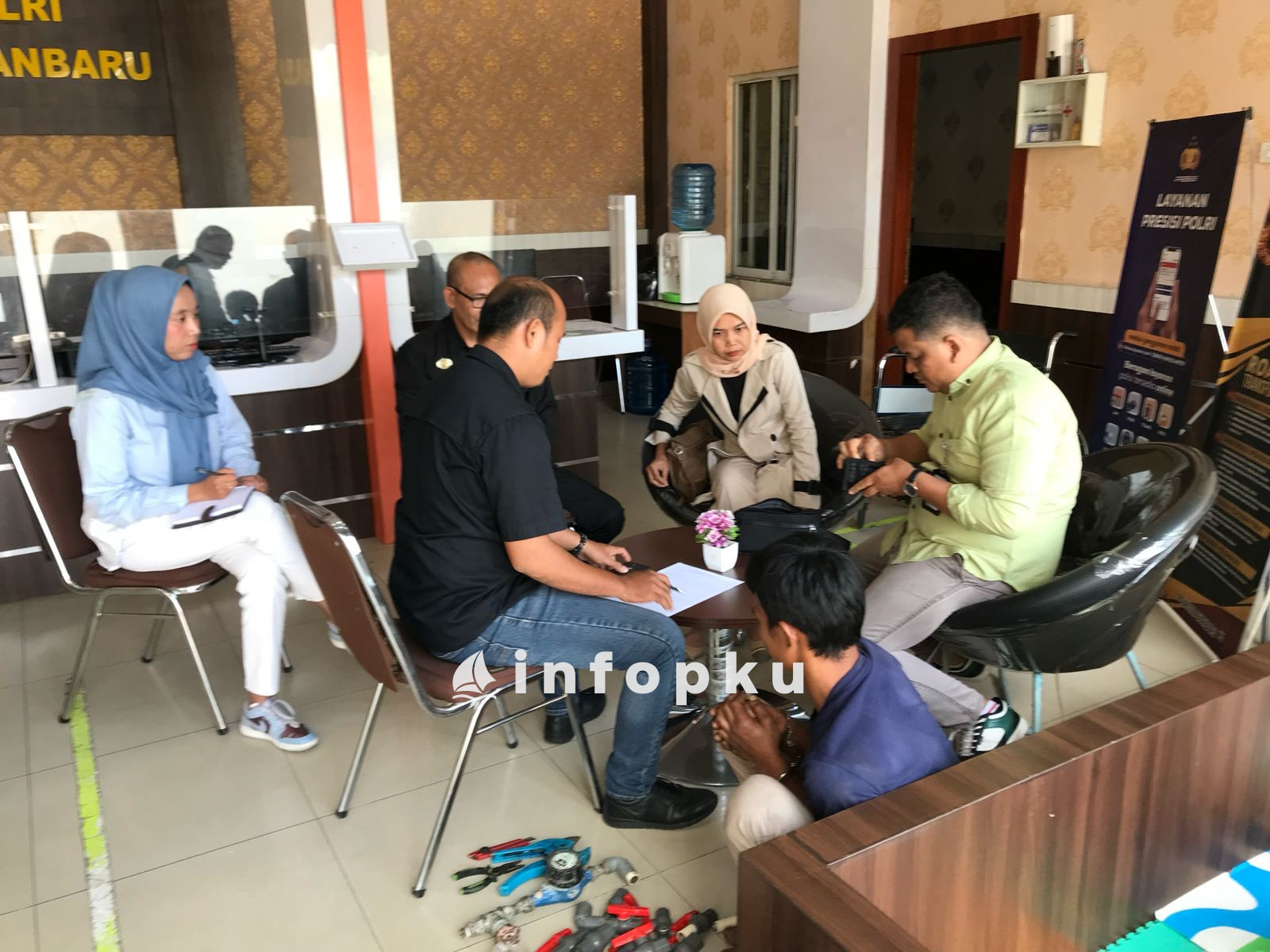 Pencuri Meteran Air Tirta Siak