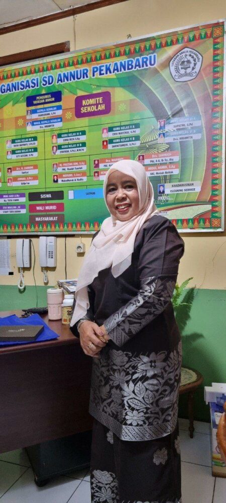 Kepala Sekolah SD An-Nur Pekanbaru, Fahru Diani