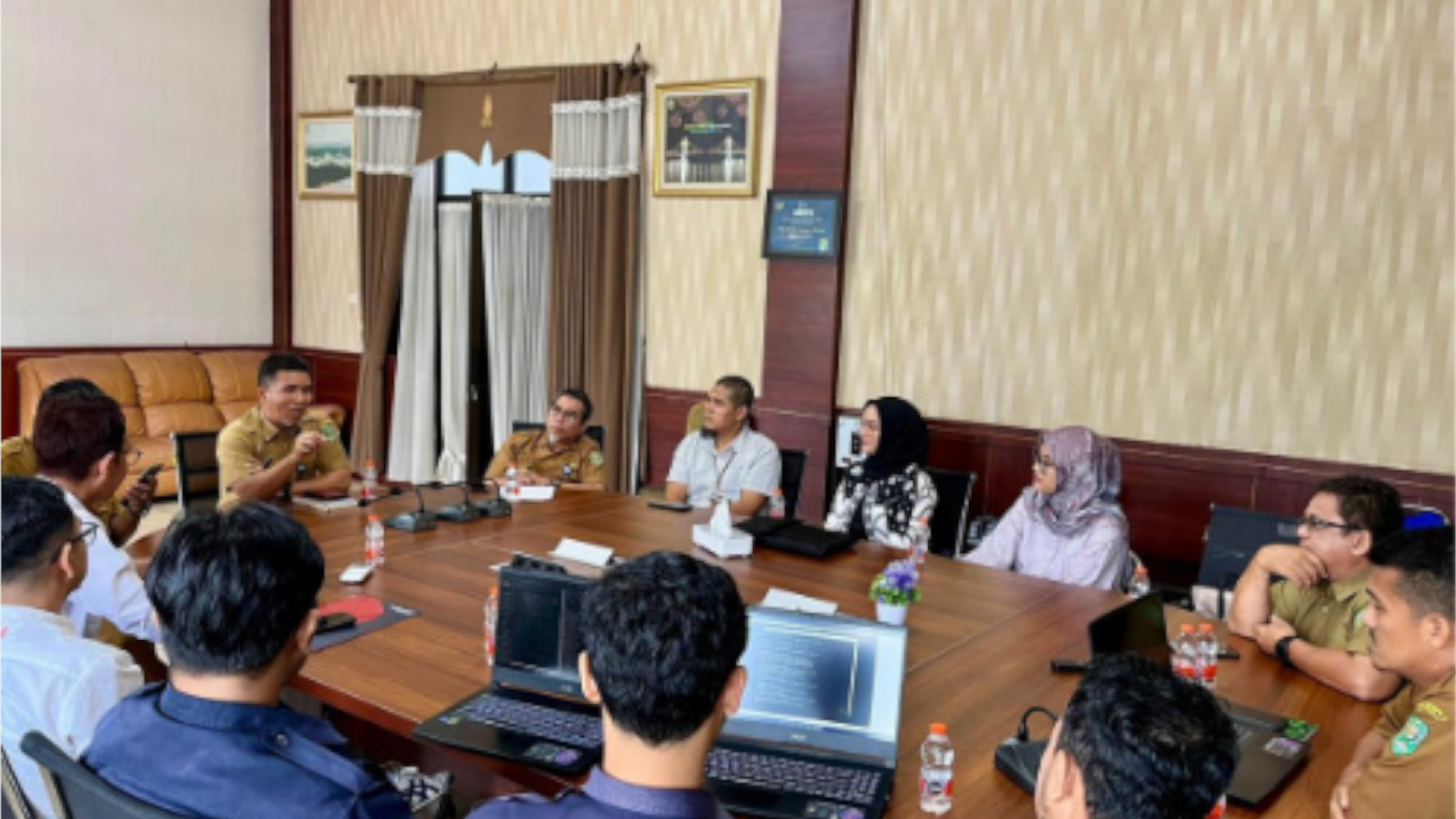 MGS Wilayah Telkom Riau Silaturahmi ke Kominfo Siak
