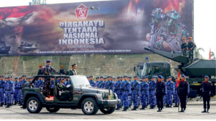 Telkom Riau Hadiri Undangan Parade dan Defile HUT TNI ke-79