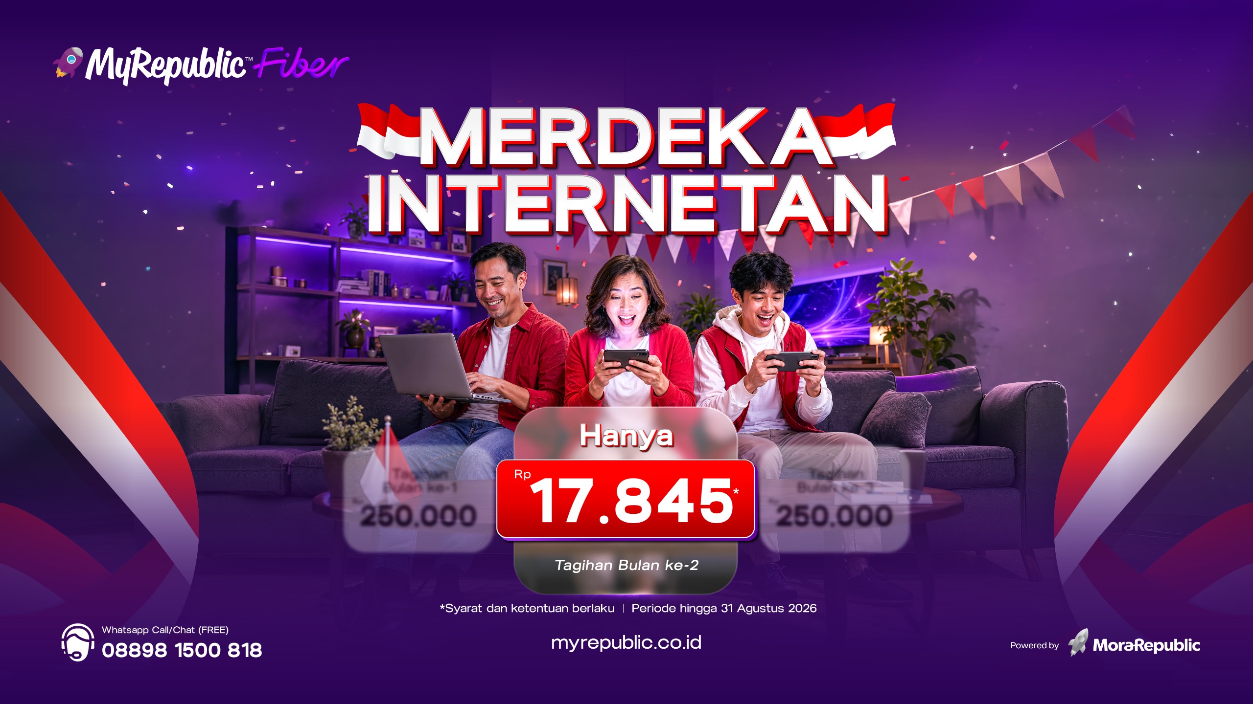 Promo Merdeka Internetan MyRepublic