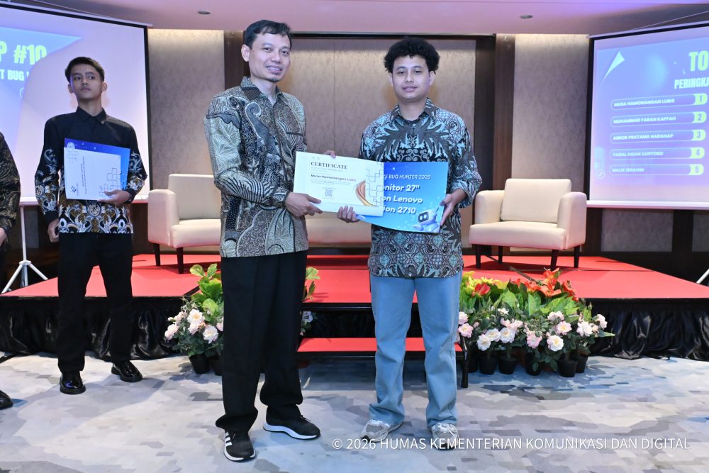 Musa Hamonangan Lubis Juara 1 Bug Hunter Komdigi 2026